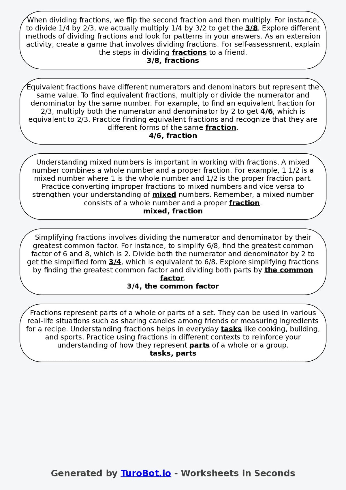 Year 3 Science Fill in the Blanks Worksheet – States of Matter