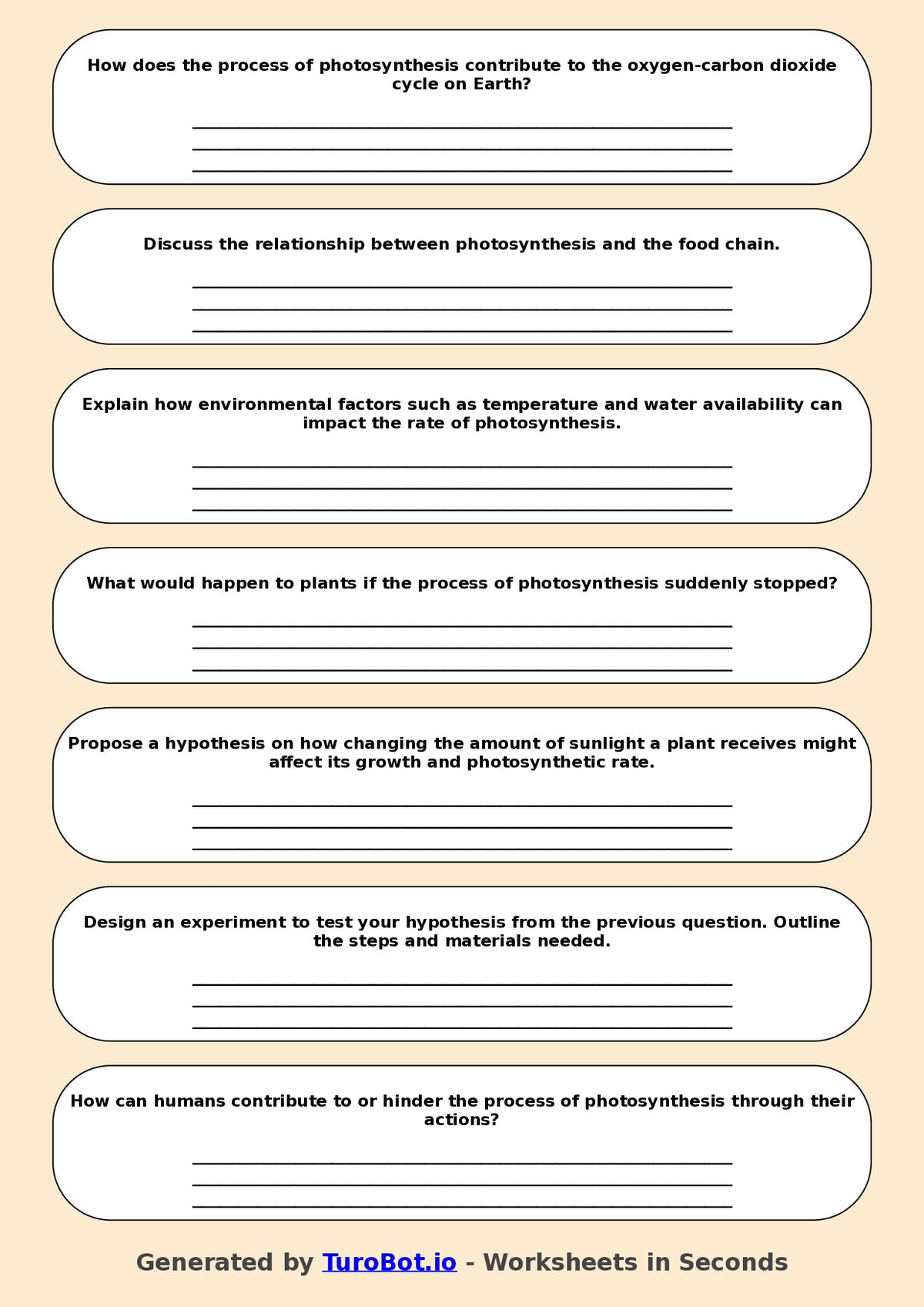 Science - Year 7 - Photosynthesis Explained