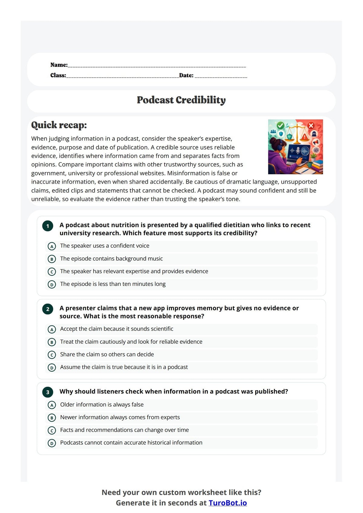 Podcast Credibility preview