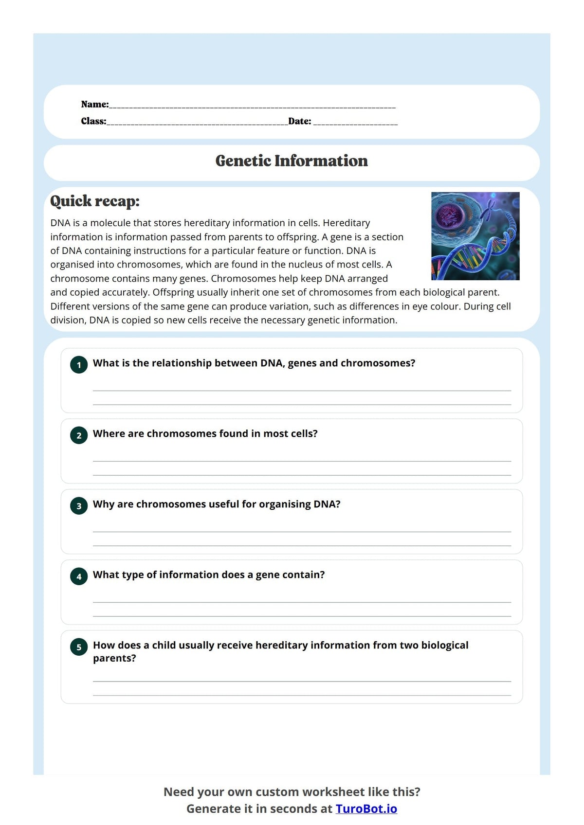 Genetic Information preview