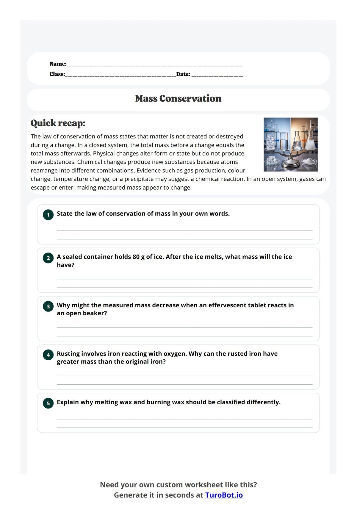 Mass Conservation preview