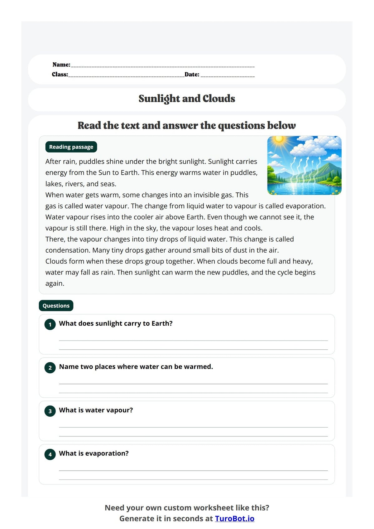Sunlight and Clouds preview