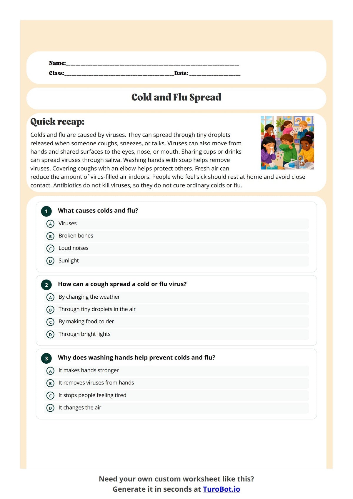 Cold and Flu Spread preview