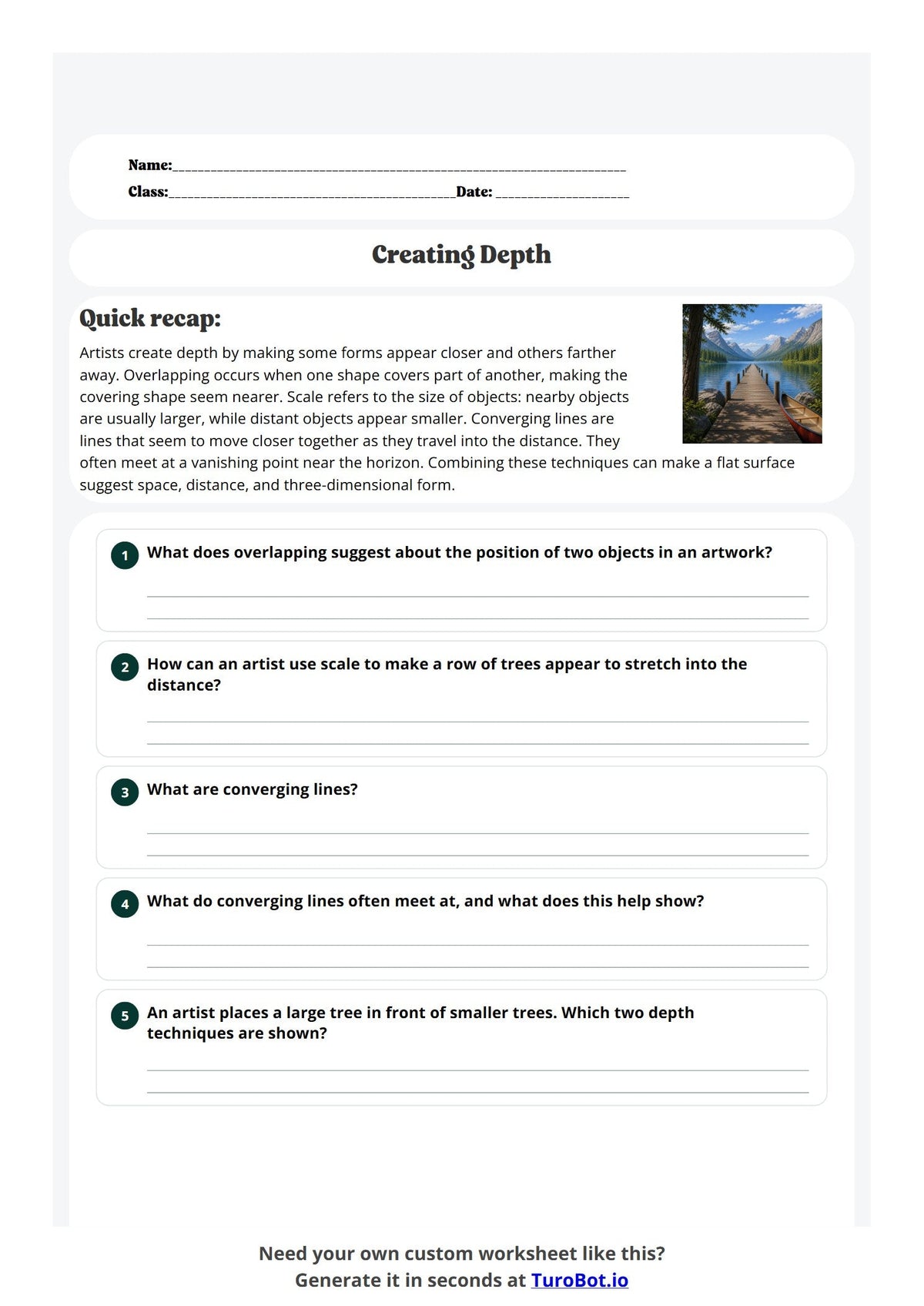 Creating Depth preview