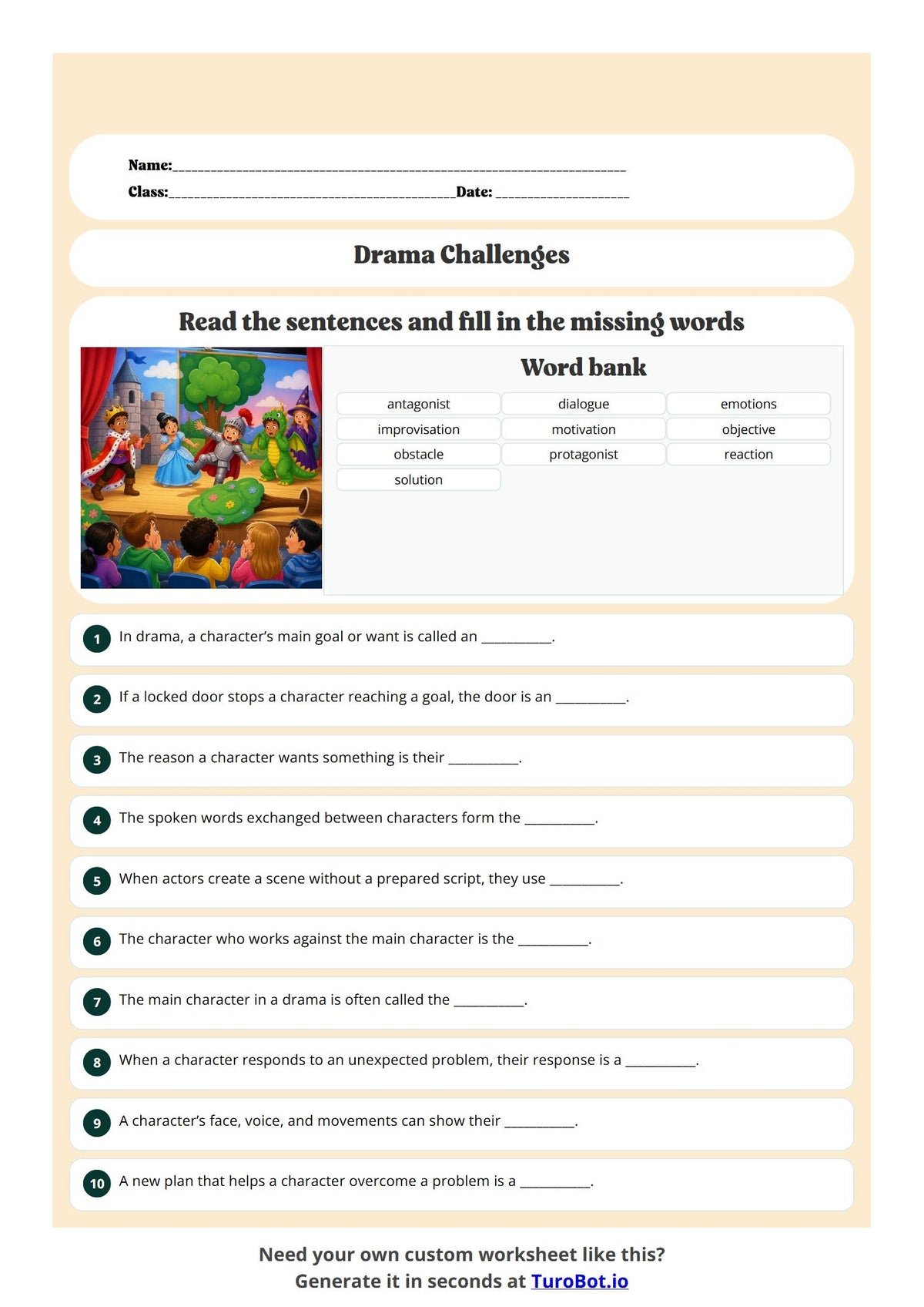 Drama Challenges preview
