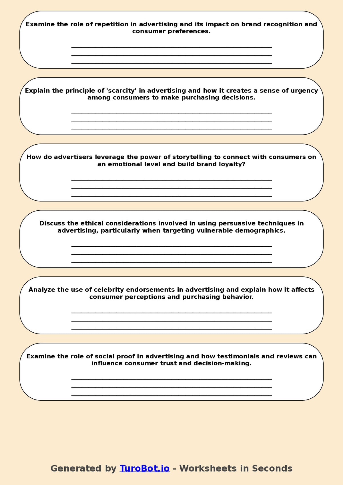 English - Year 9 Worksheet: Persuasive Techniques