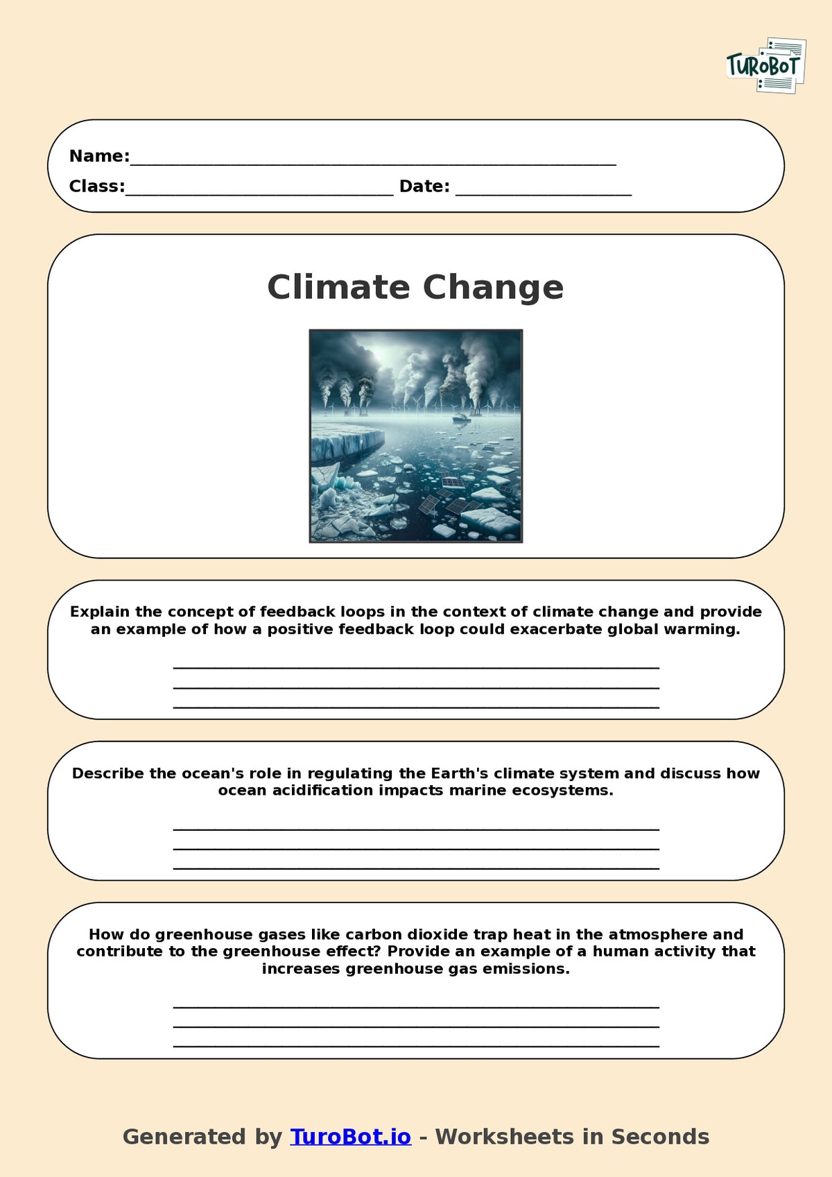 Environmental Science - Year 11 - Climate Change