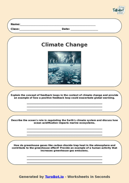 Environmental Science - Year 11 - Climate Change