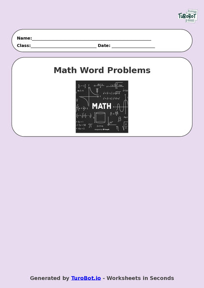 Math - Multiplication - Year 3 - Word Problems Multi Step Situations