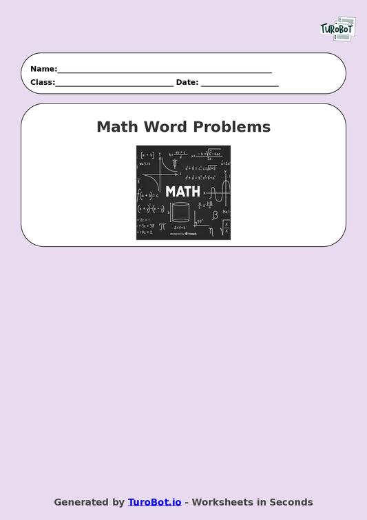 Math - Multiplication - Year 3 - Word Problems Multi Step Situations