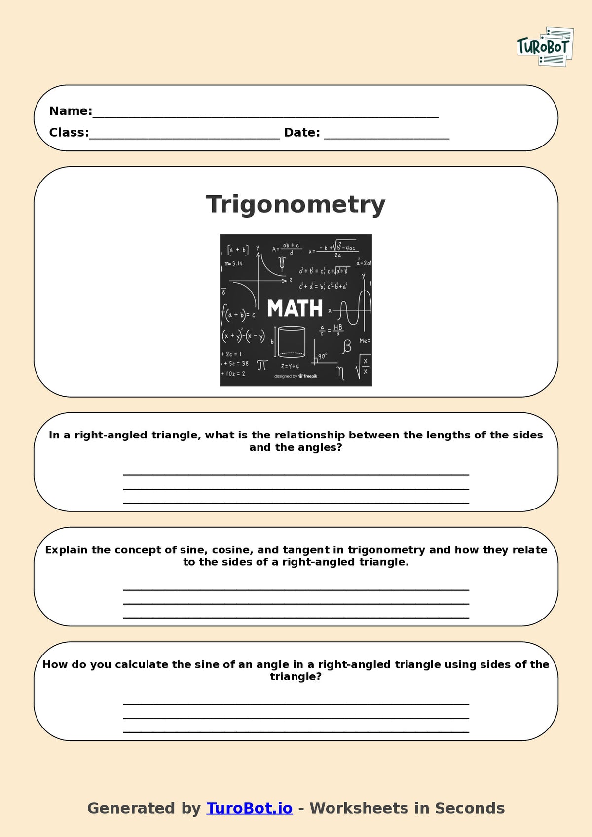Math - Year 10 - Trigonometry