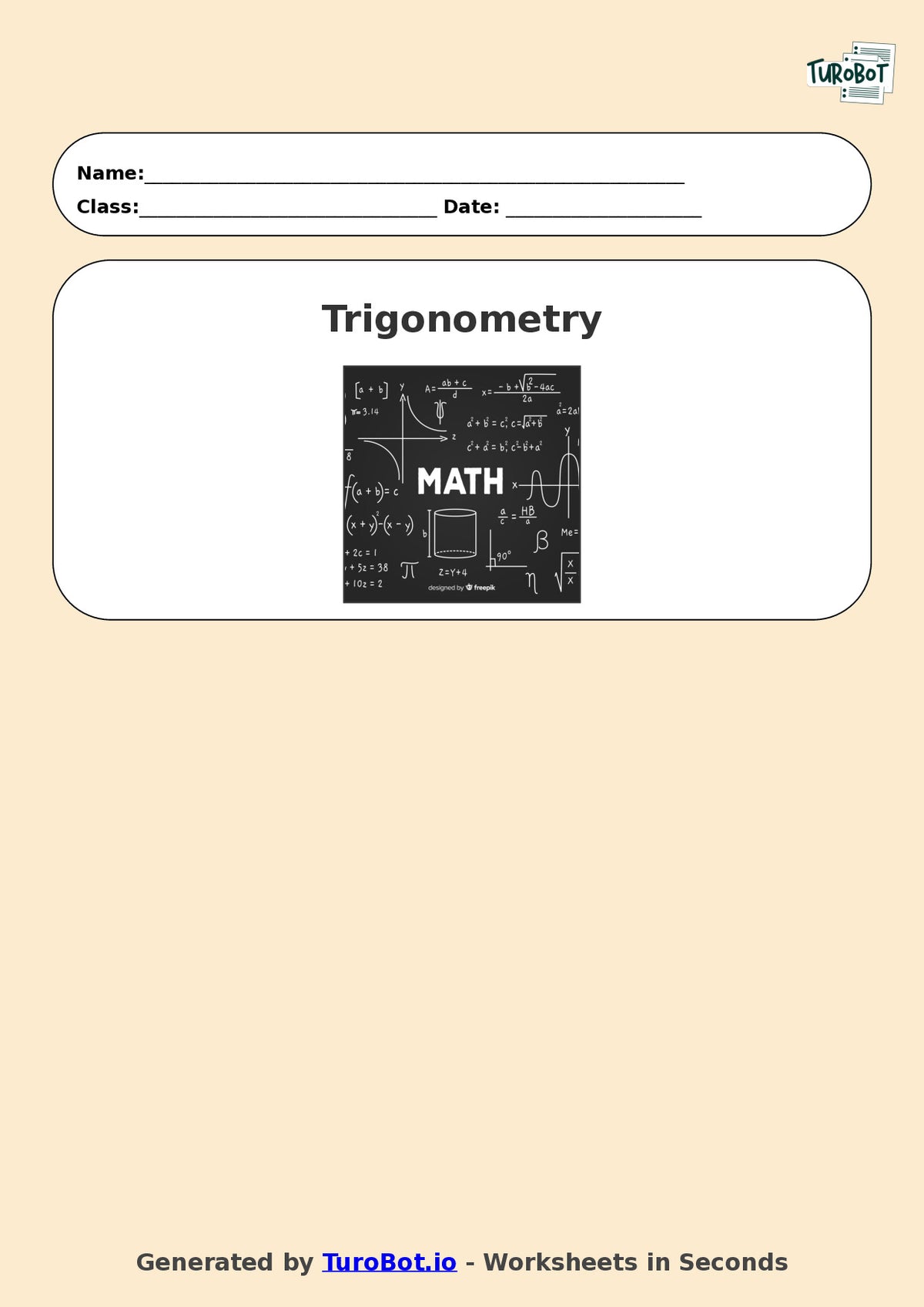 Math - Year 11 - Trigonometry