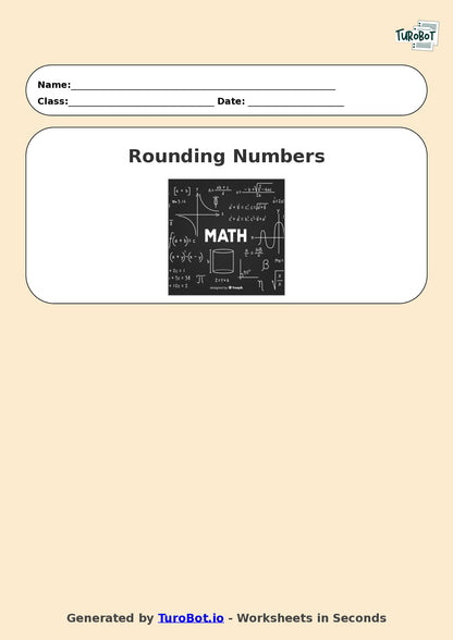 Math - Year 4 - Rounding Numbers