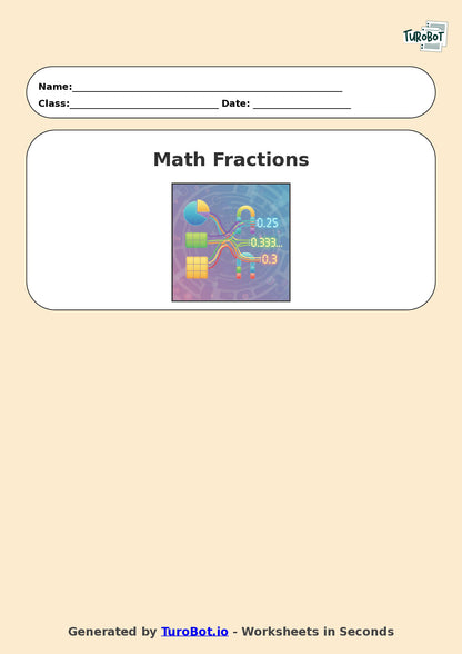 Year 6 Math Worksheet – Fractions to Decimals Basics