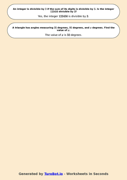 Year 7 Math Worksheet – Mixed Integer Operations 2
