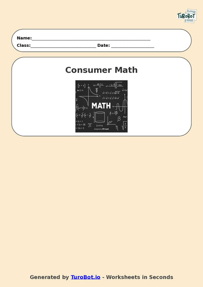 Math - Year 9 - Consumer math