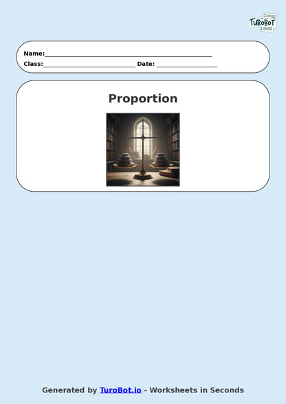 Year 9 Math Worksheet – Proportion in Real Life Contexts