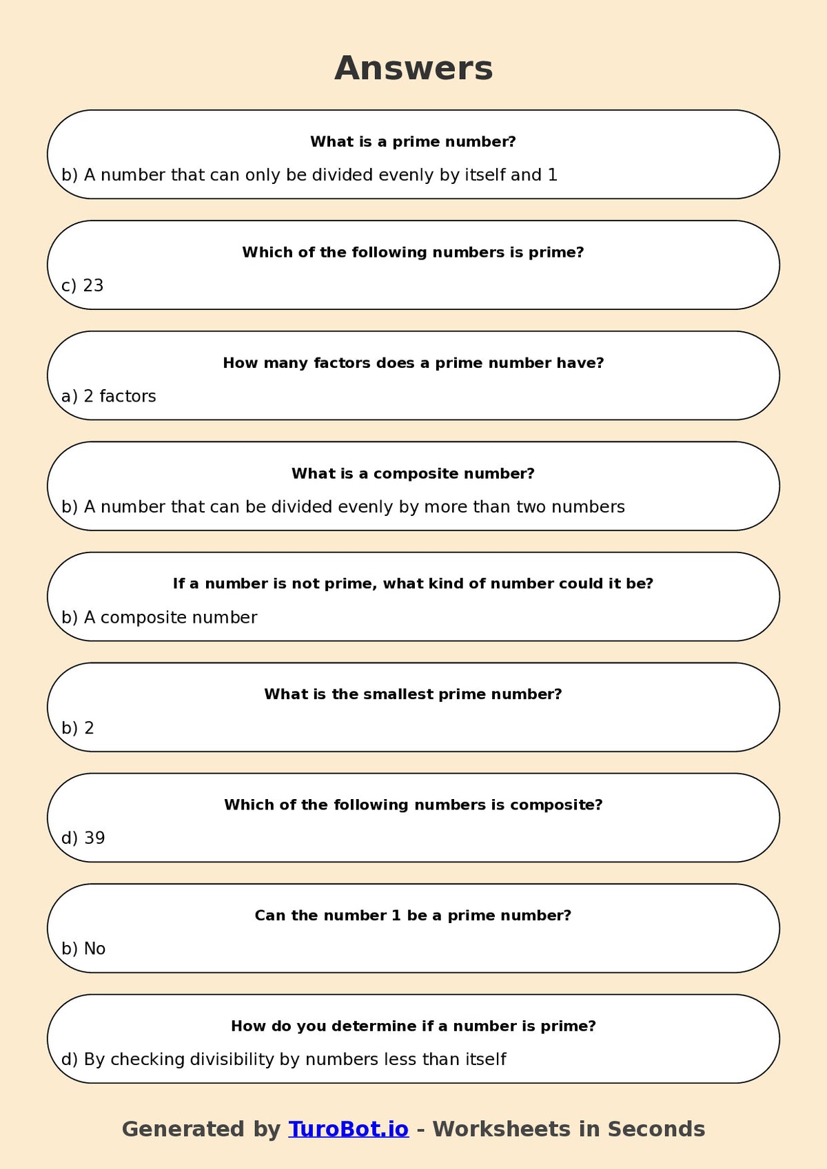 Year 5 Maths Multiple Choice Worksheet – Prime and Composite Numbers Explained