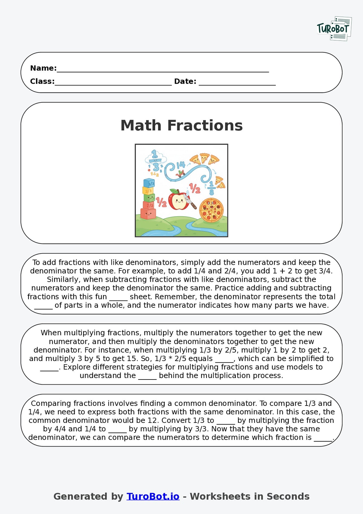 Year 3 Science Fill in the Blanks Worksheet – States of Matter