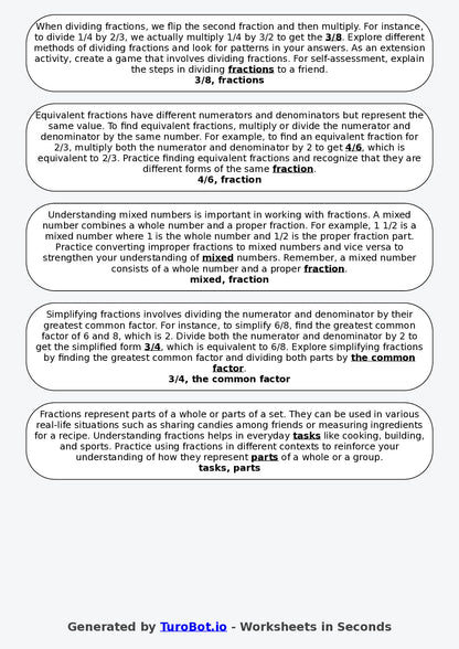 Year 3 Science Fill in the Blanks Worksheet – States of Matter