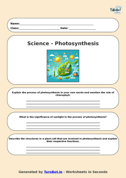 Science - Year 7 - Photosynthesis Explained