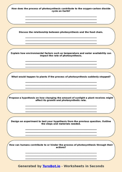 Science - Year 7 - Photosynthesis Explained