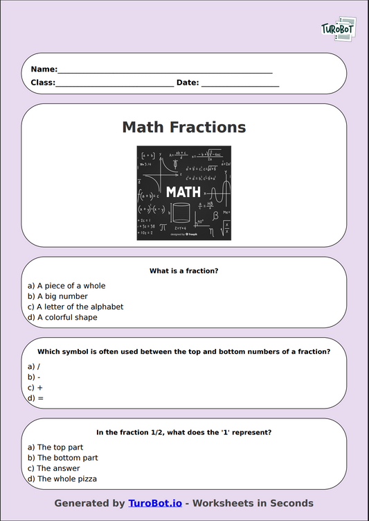 Math - Understanding Fractions - Year 3 - What is a Fraction