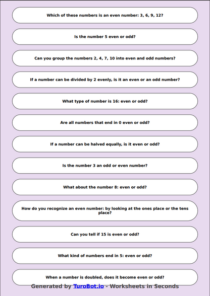 Math - Even and Odd Number Sort - Year 3 - Sort the Numbers - Even or Odd