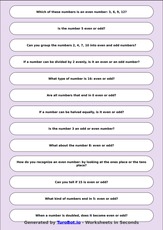 Math - Even and Odd Number Sort - Year 3 - Sort the Numbers - Even or Odd