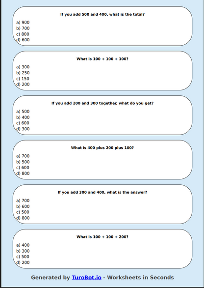 Math - 3-Digit Addition with Regrouping - Year 3 - Add Big Numbers