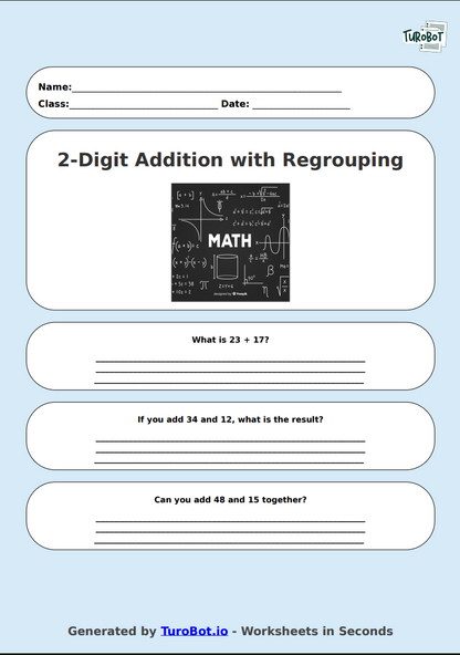 Math - 2-Digit Subtraction with Regrouping - Year 3 - Subtract 2-Digit Numbers