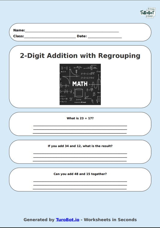 Math - 2-Digit Subtraction with Regrouping - Year 3 - Subtract 2-Digit Numbers