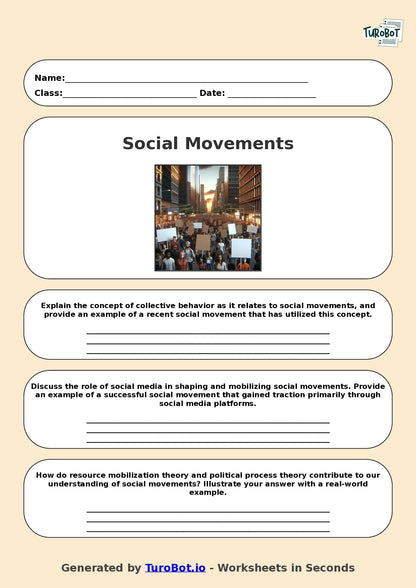 Sociology - Year 9 - Social Movements