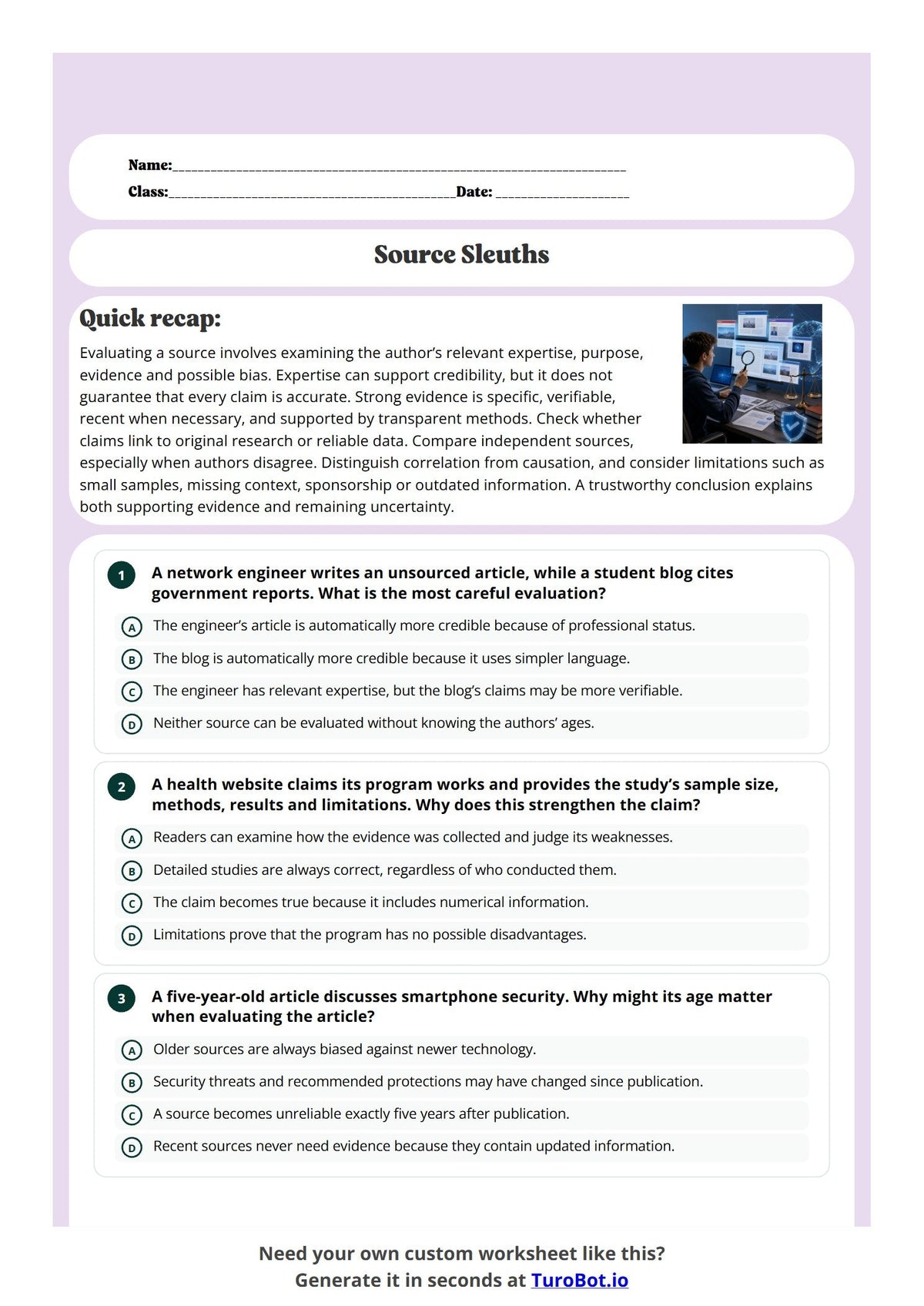 Source Sleuths preview