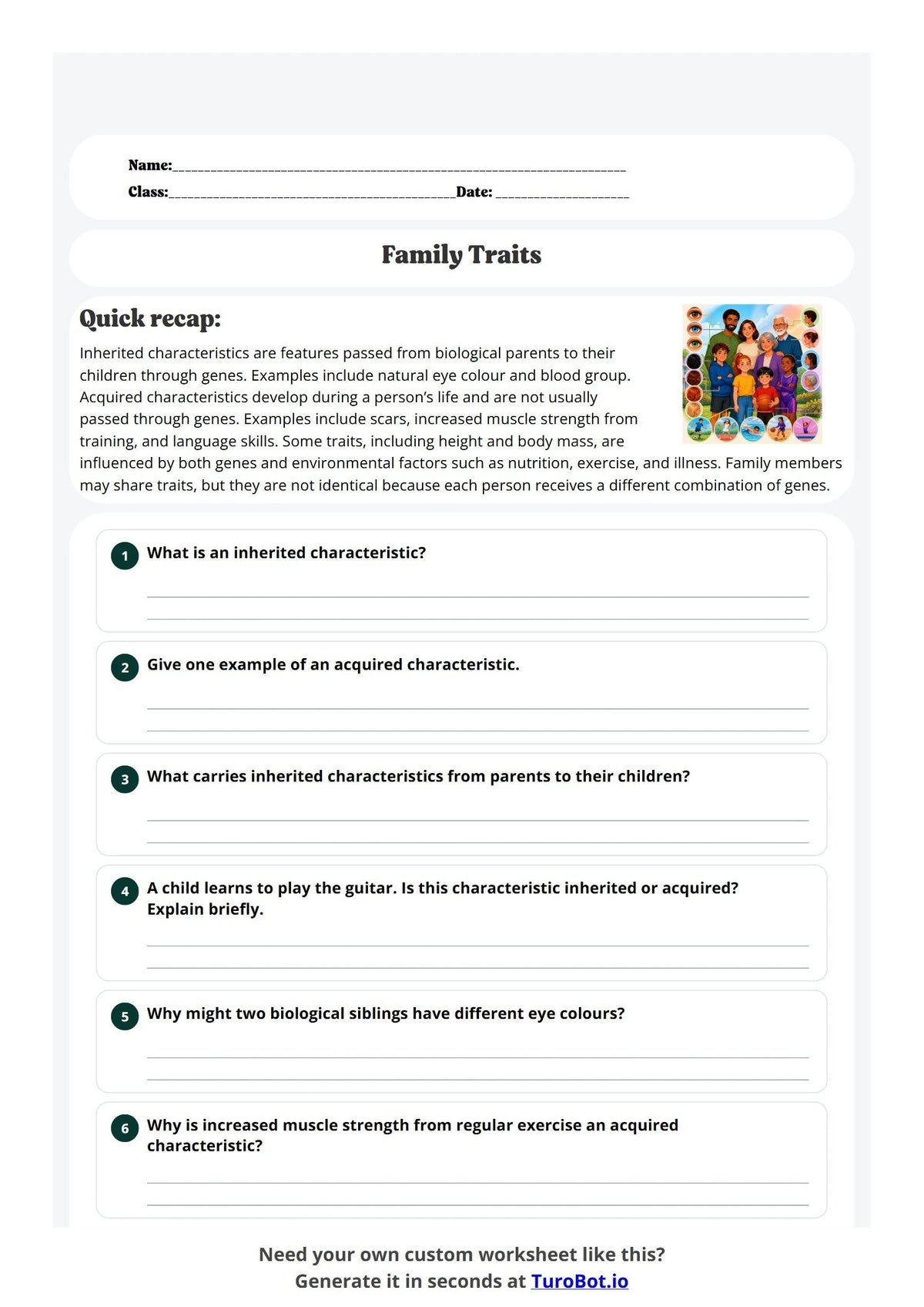 Family Traits preview