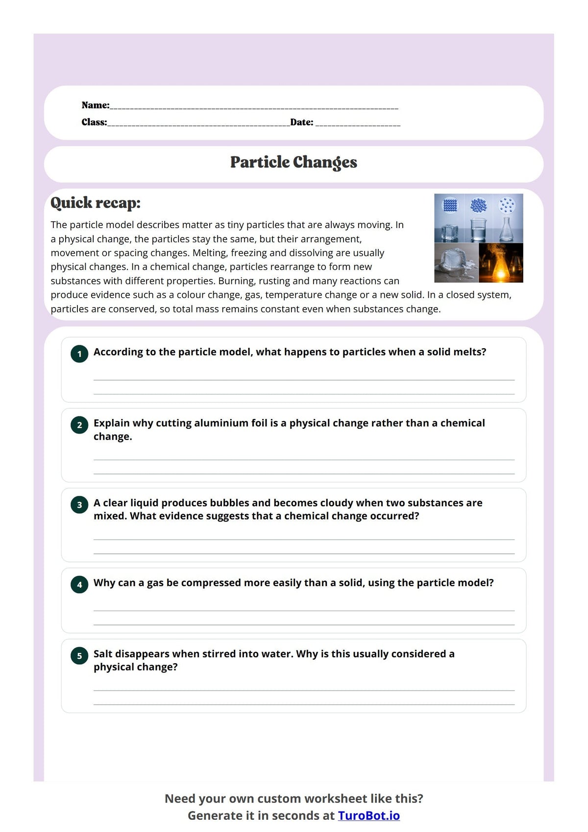 Particle Changes preview