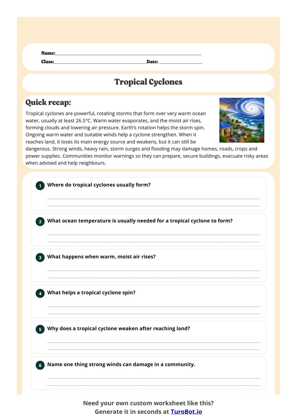 Tropical Cyclones preview