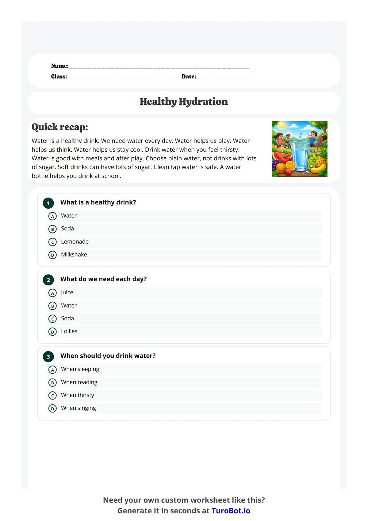 Healthy Hydration preview