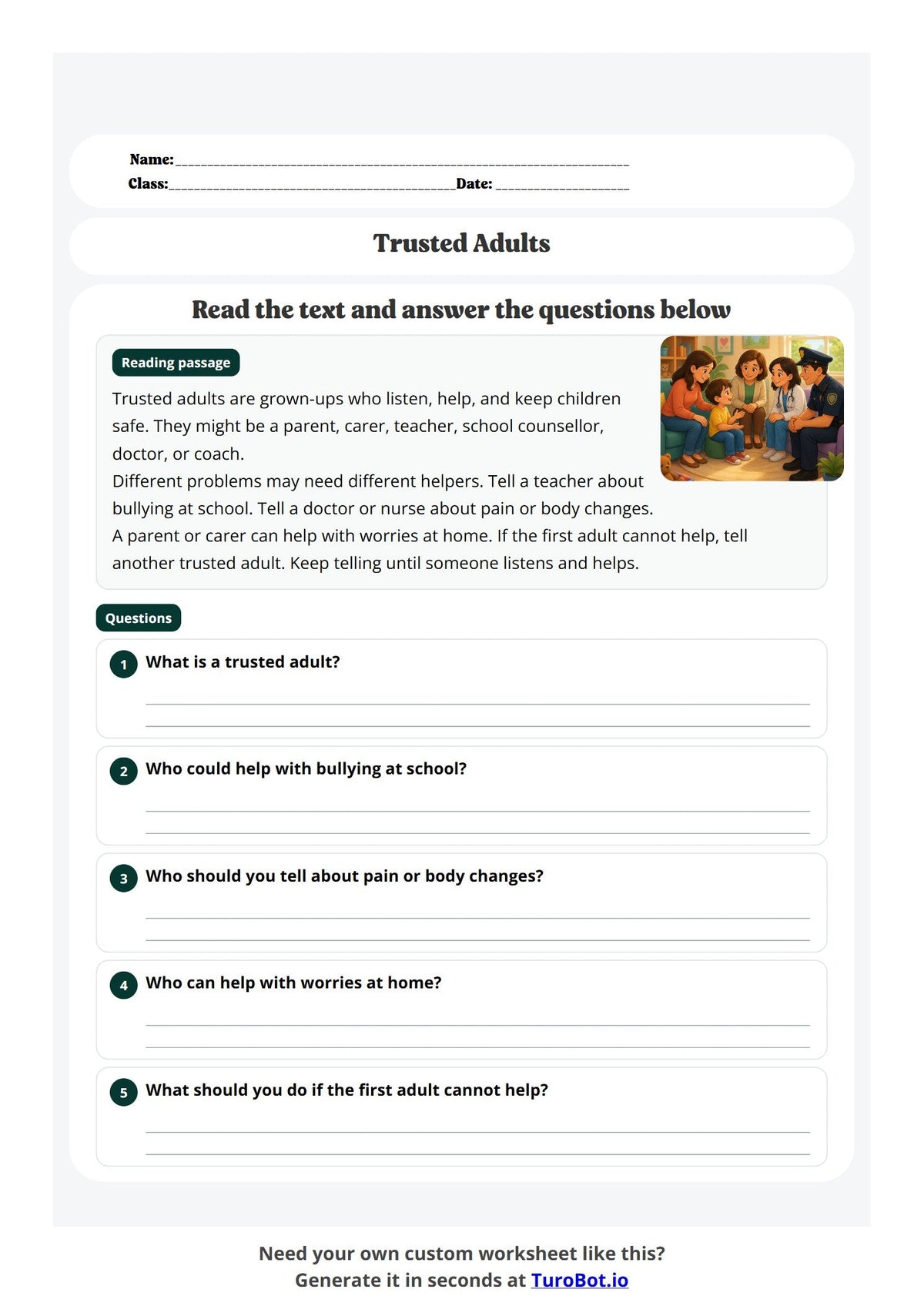 Choosing Trusted Adults for Different Problems preview
