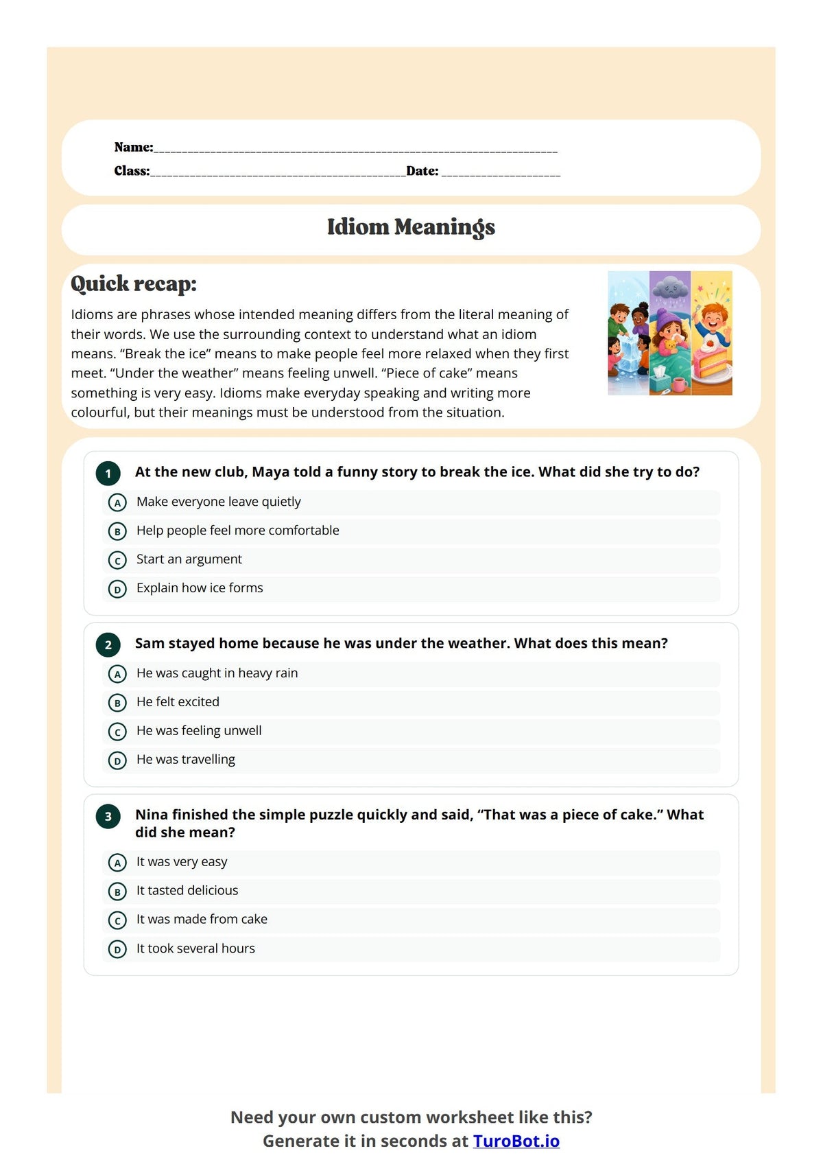 Idiom Meanings preview