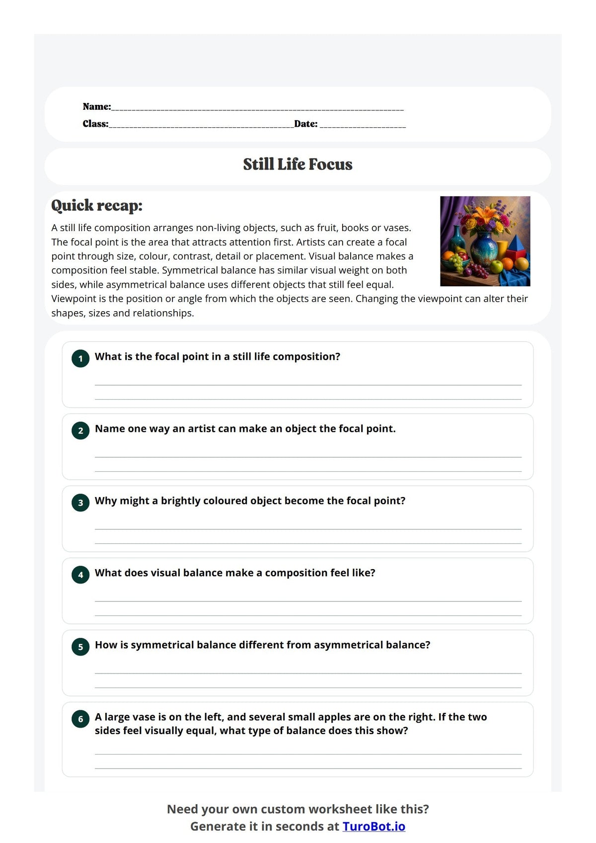 Still Life Focus preview