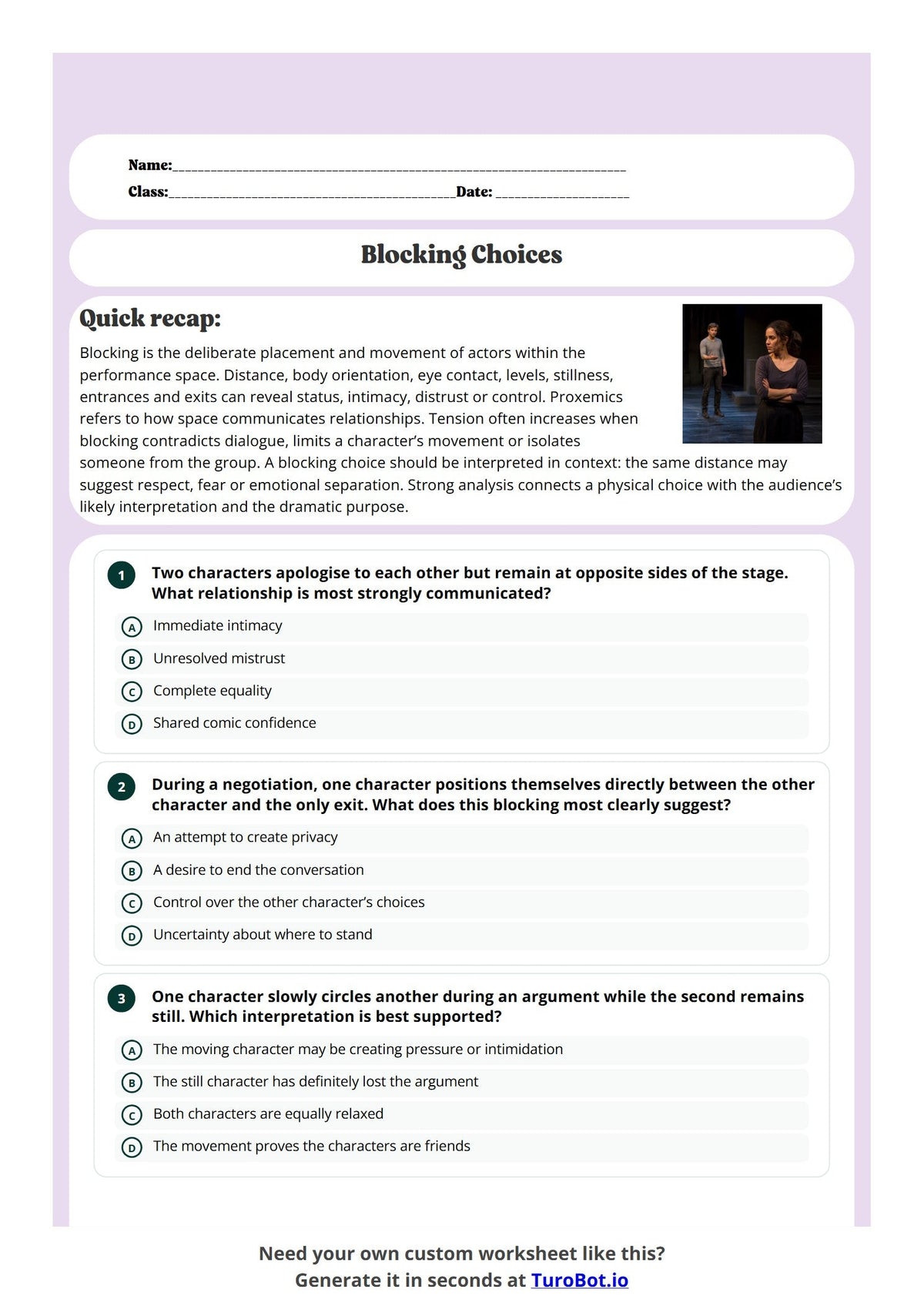 Blocking Choices preview