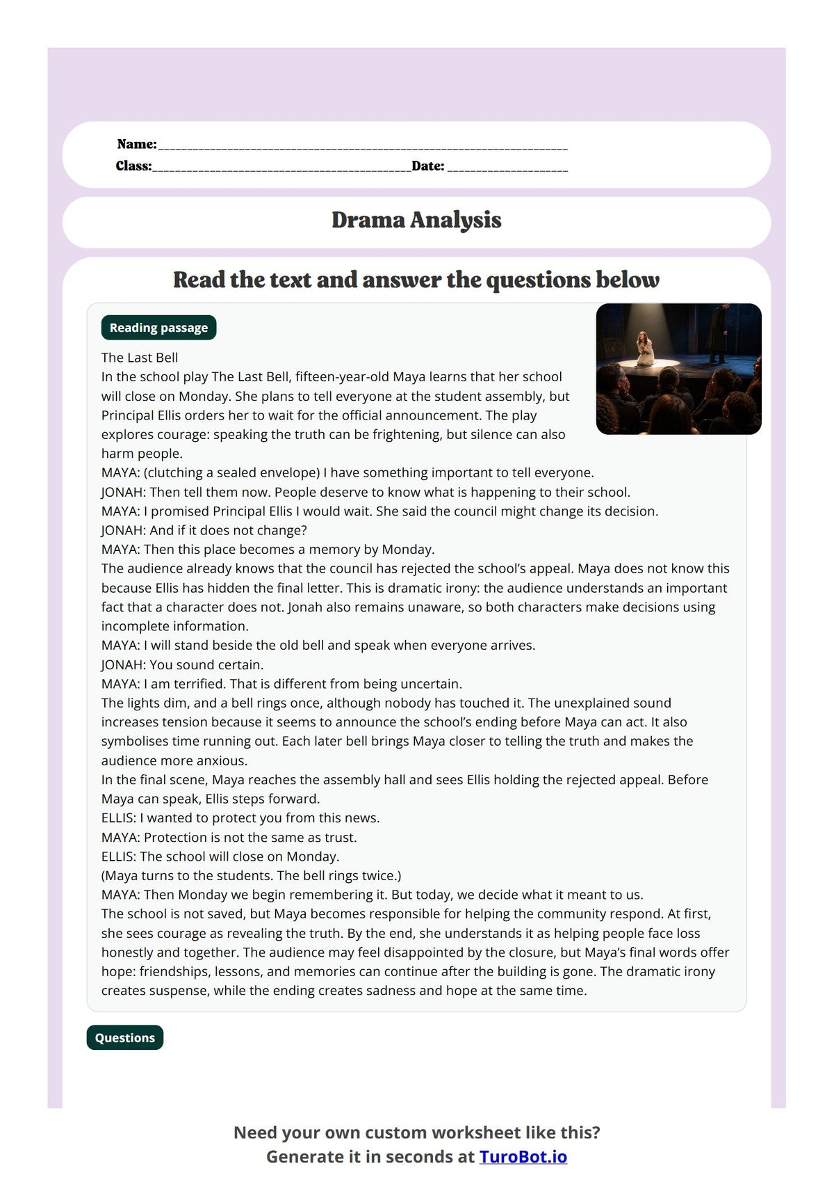 Drama Analysis preview